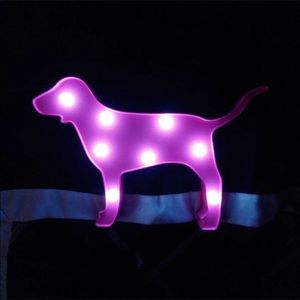 PINK dog Marquee Light